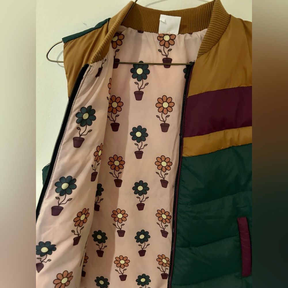 PACSUN Girls Reversible Puffer Vest - Picture 4 of 8